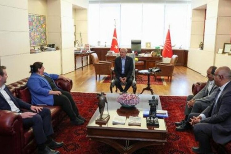 Kılı&ccedil;daroğlu, KESK heyetini kabul etti