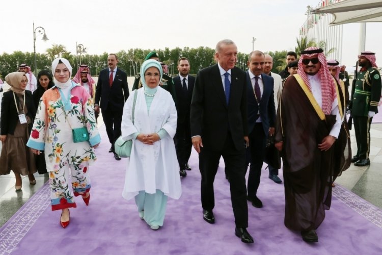 Erdoğan Suudi Arabistan'da