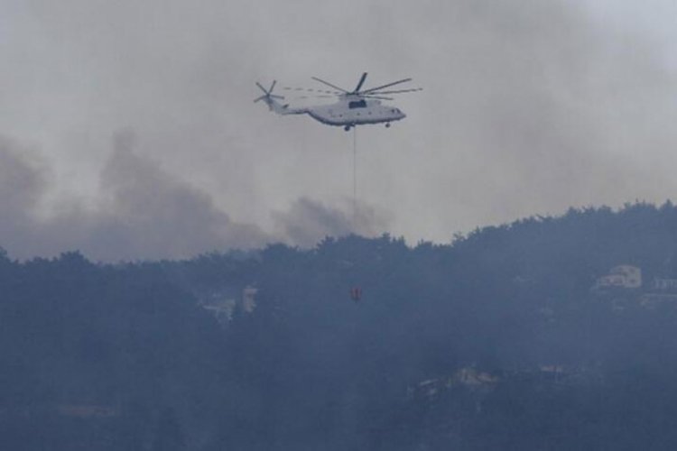 Hatay'daki orman yangını kontrol altında