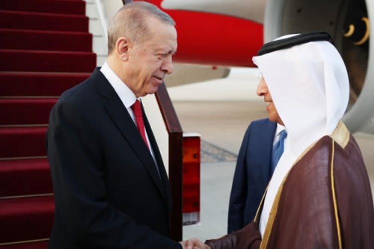 Erdoğan Katar'a gitti