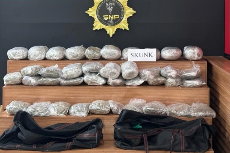 Şanlıurfa'da 32 kilo 660 gram skunk ele ge&ccedil;irildi