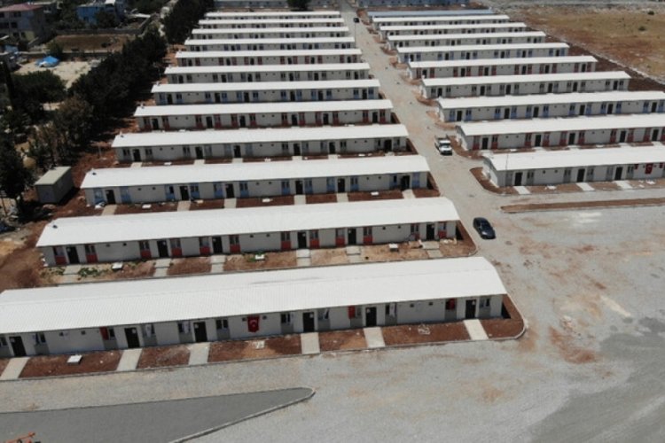Hatay'da briket evlere yerleşen depremzedeler rahat bir nefes aldı