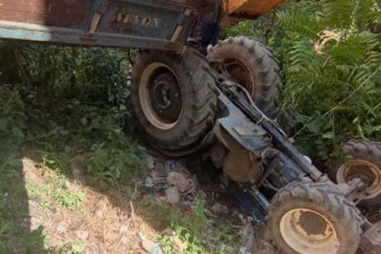 Bilecik'te trakt&ouml;r altında kalan bir kişi hayatını kaybetti