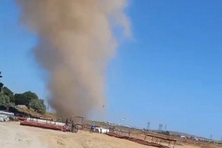 Bitlis'te oluşan dev hortum korkuttu