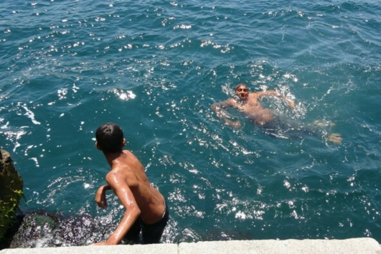İstanbul'dan kavurucu sıcak manzaraları