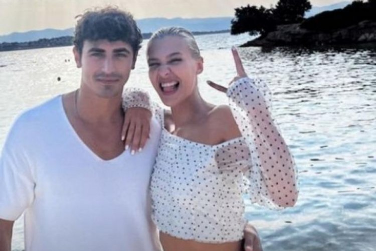 Emin G&uuml;nen&ccedil; ve Melisa D&ouml;ngel birlikte poz verdi
