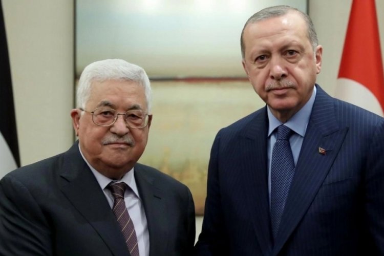 Filistin Devlet Başkanı Abbas Ankara'da