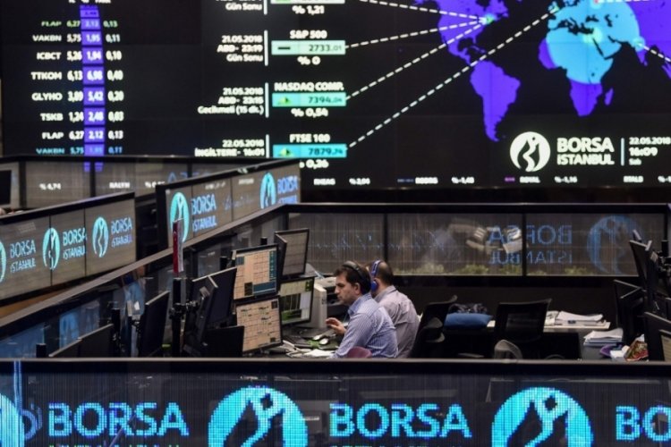 Borsa g&uuml;n&uuml; d&uuml;ş&uuml;şle kapattı