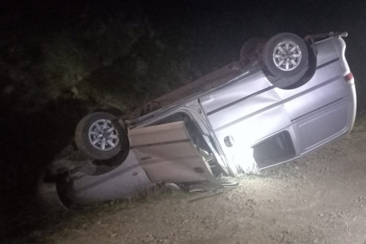 Tunceli'de freni boşalan ara&ccedil; takla attı: &Ccedil;ok sayıda yaralı var