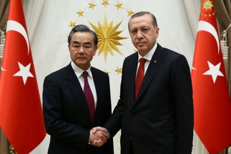 Erdoğan, &Ccedil;in Dışişleri Bakanı Wang Yi ile g&ouml;r&uuml;şt&uuml;