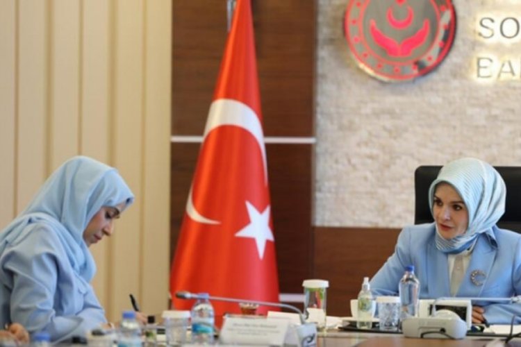 Mahinur &Ouml;zdemir G&ouml;ktaş, BAE Toplumsal Kalkınma Bakanı ile g&ouml;r&uuml;şt&uuml;