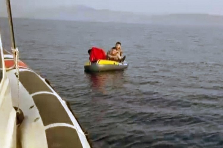 Muğla Dat&ccedil;a'da 3 g&ouml;&ccedil;men kurtarıld