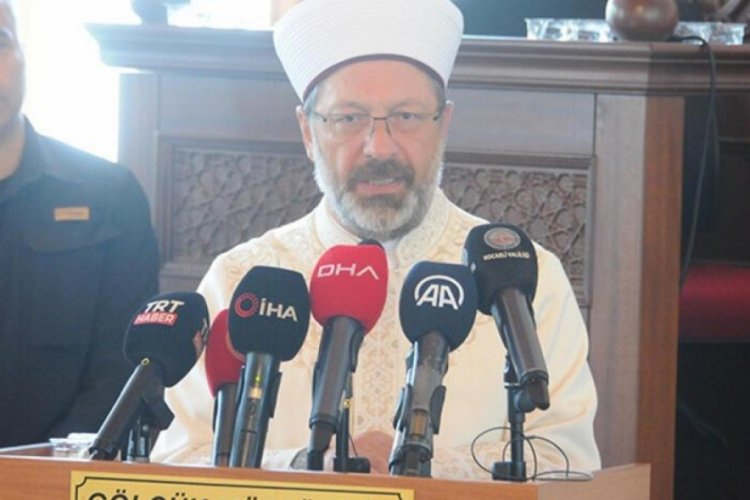 Ali Erbaş: Allah'ın kitabını &ouml;ğrencilerinizin &ouml;ğrenmeleri i&ccedil;in teşvik edin