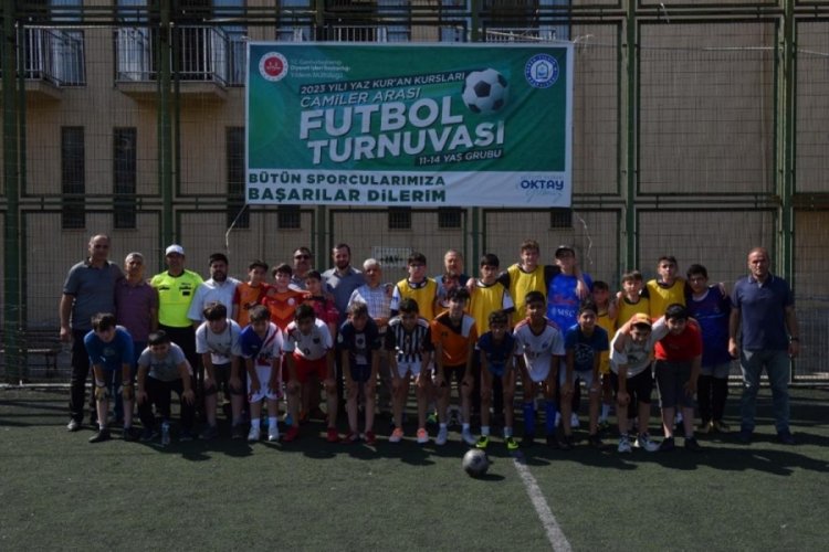 Bursa'da "2023 Yılı Yaz Kuran Kursları Camiler Arası Futbol Turnuvası" başladı
