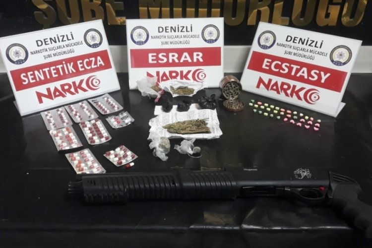 Denizli'de 9 uyuşturucu ş&uuml;phelisi tutuklandı