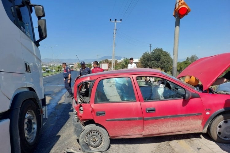Aydın Nazilli'de korkutan zincirleme kaza