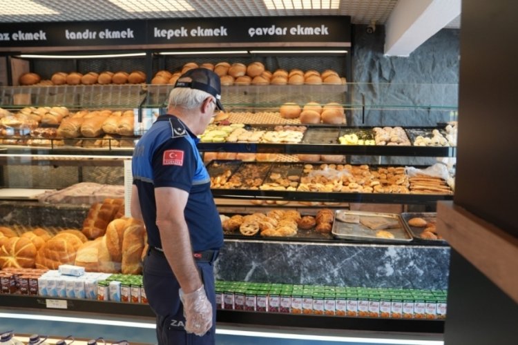 Bursa'da G&uuml;rsu Belediyesi Zabıta Ekipleri ekmek fırınlarını denetledi
