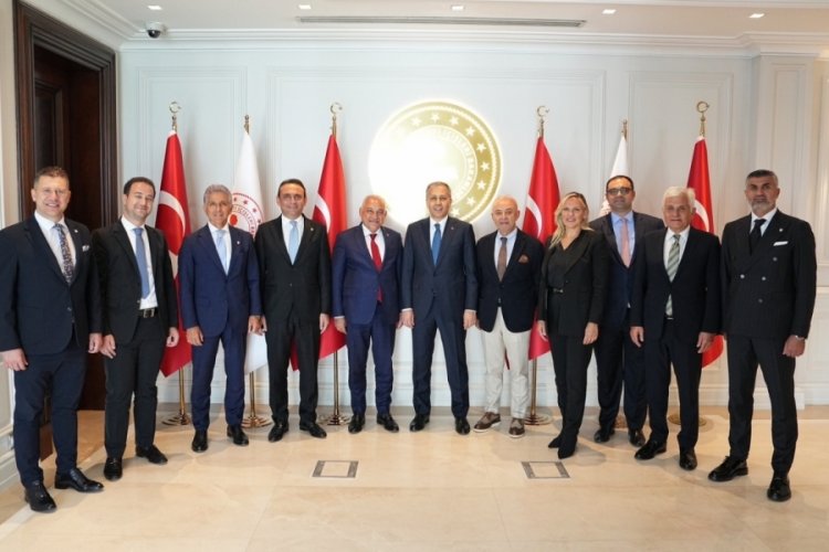 TFF Başkanı Mehmet B&uuml;y&uuml;kekşi'den, İ&ccedil;işleri Bakanı Ali Yerlikaya'ya ziyaret