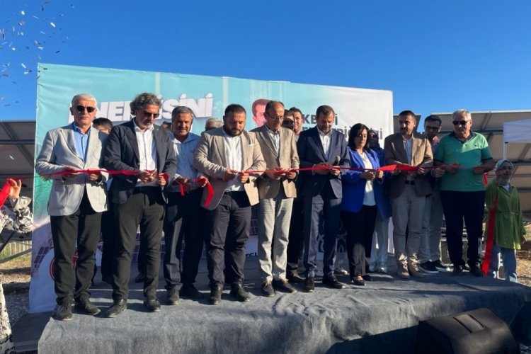 Bursa G&uuml;rsu'ya g&uuml;neş enerji santrali kazandırıldı