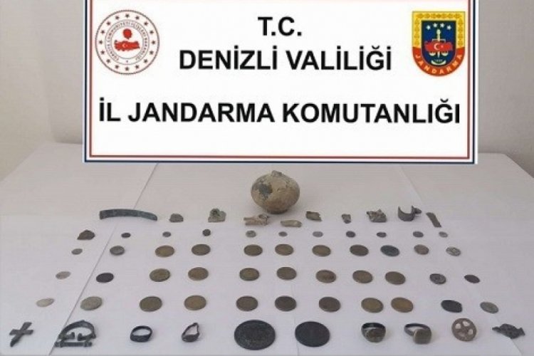 Denizli'de tarihi eser operasyonu