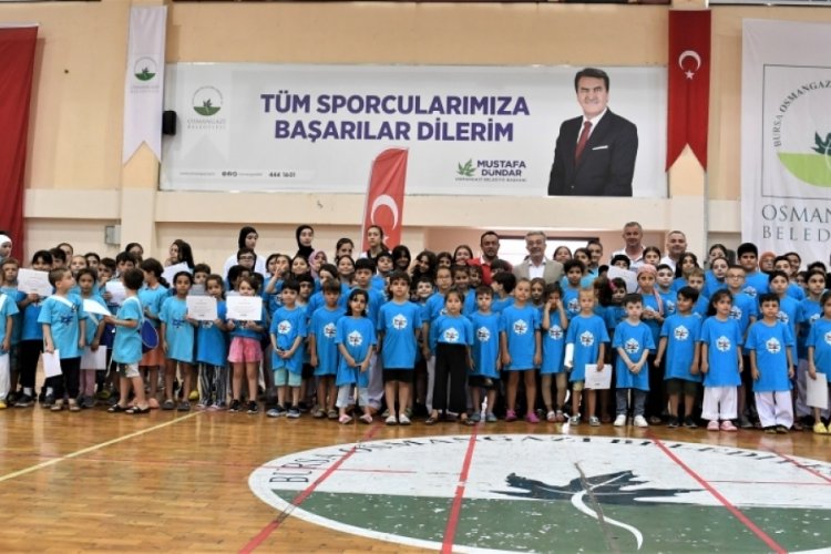 Bursa'da minik judo ve taekwondocular sertifikalarını aldı