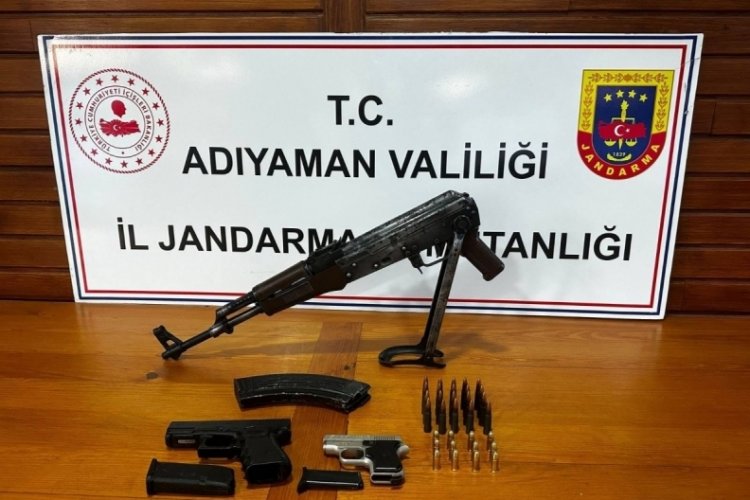 Adıyaman'da ruhsatsız silah operasyonu! 1 tutuklama