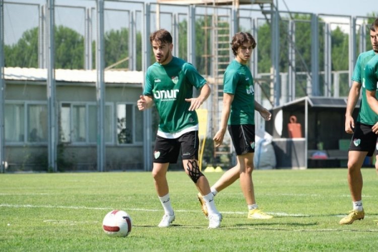 Bursaspor'da taktik &ccedil;alışmalar s&uuml;r&uuml;yor