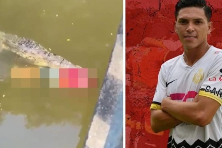 Kosta Rikalı futbolcu timsah tarafından &ouml;ld&uuml;r&uuml;ld&uuml;
