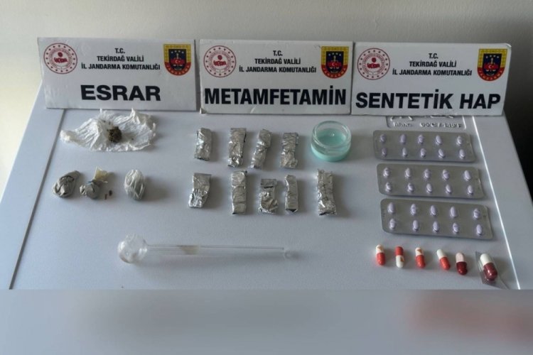 Tekirdağ'da uyuşturucu operasyonu