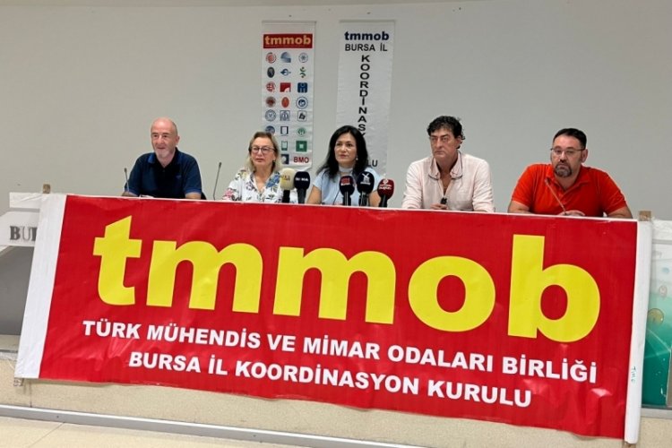TMMOB Bursa'da fabrika yangınları konuşuldu
