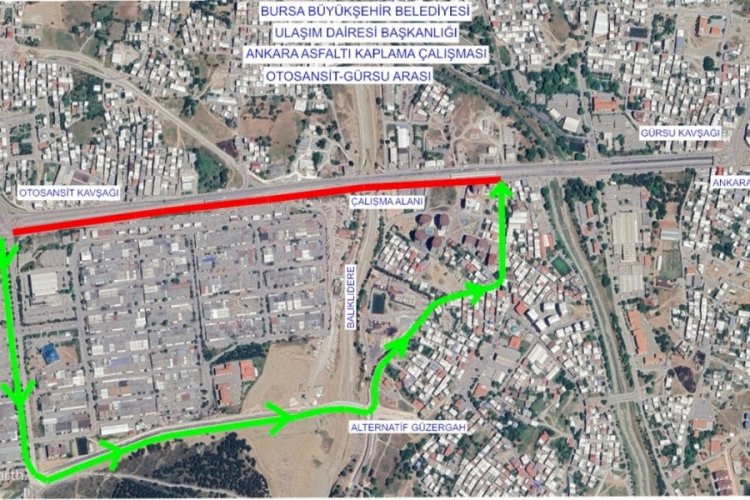 Bursa-Ankara yolunda trafik d&uuml;zenlemesi