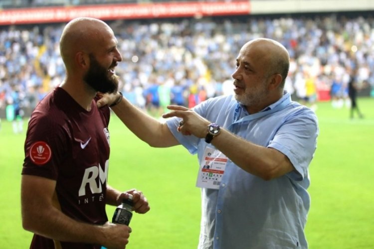 Adana Demirspor Başkanı Arlind Ajeti'yi g&ouml;z&uuml;ne kestirdi