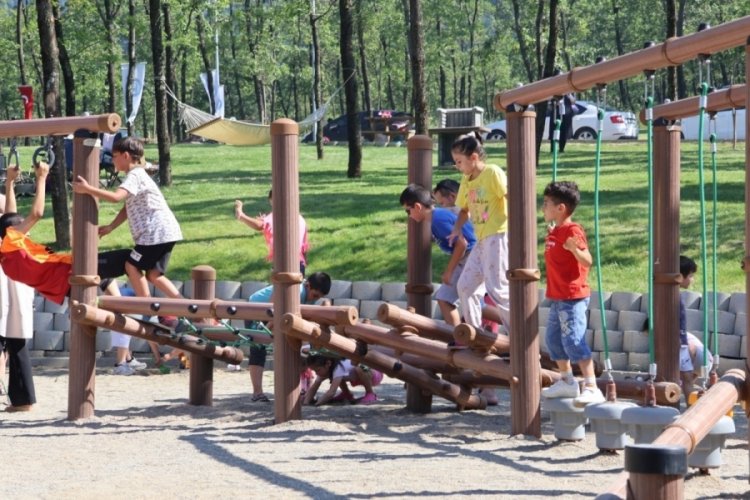 Cumalıkızık Orman Parkı'na vatandaşlardan tam not