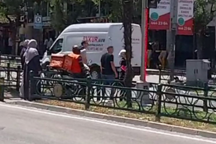 Bursa'da yaya yolu motor yolu oldu!