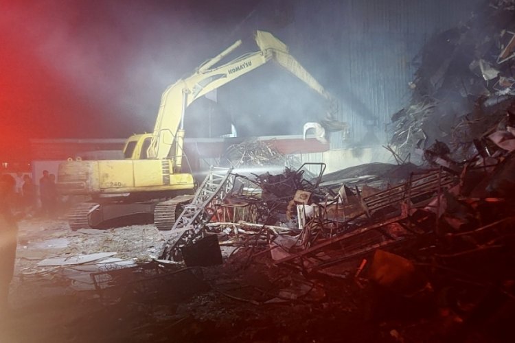 Erzurum'da hurdacılar sitesinde yangın