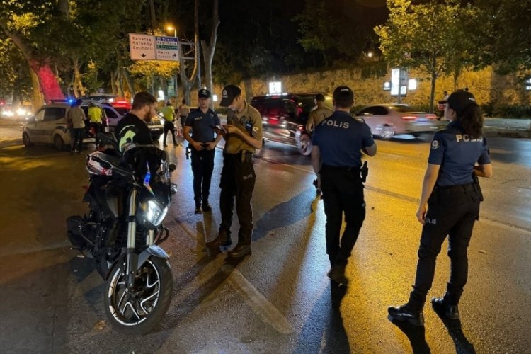 İstanbul'da motosiklet s&uuml;r&uuml;c&uuml;lerine y&ouml;nelik asayiş uygulaması yapıldı
