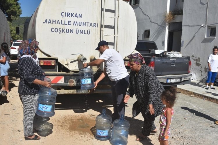 Muğla Bodrum'da su sorunu s&uuml;r&uuml;yor