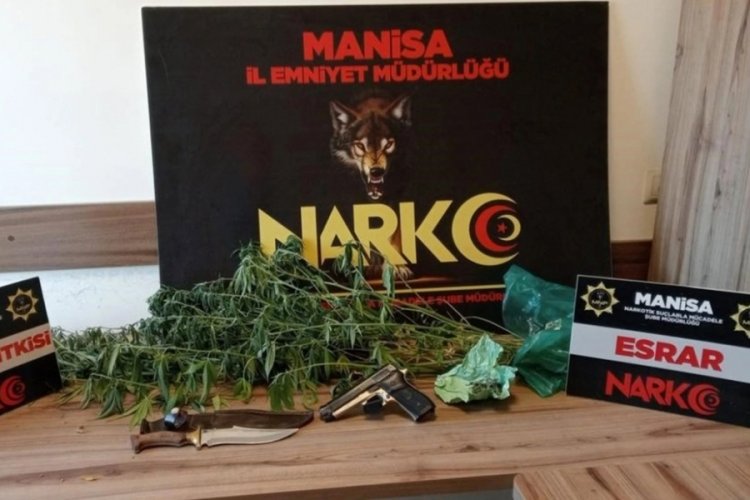 Manisa'da uyuşturucu operasyonunda 3 kişi tutuklandı