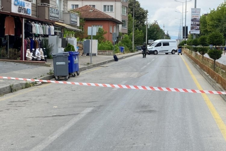 Bolu'da ş&uuml;pheli &ccedil;anta patlatıldı