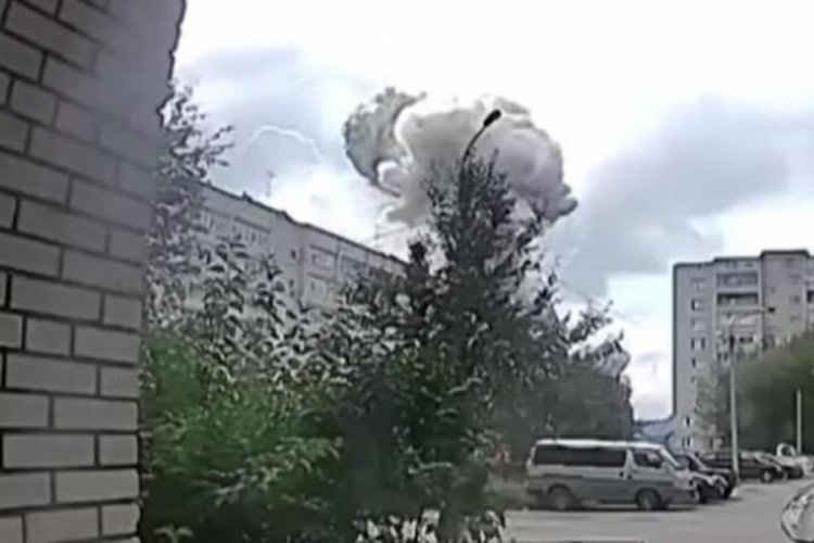 Rusya'da fabrikada şiddetli patlama
