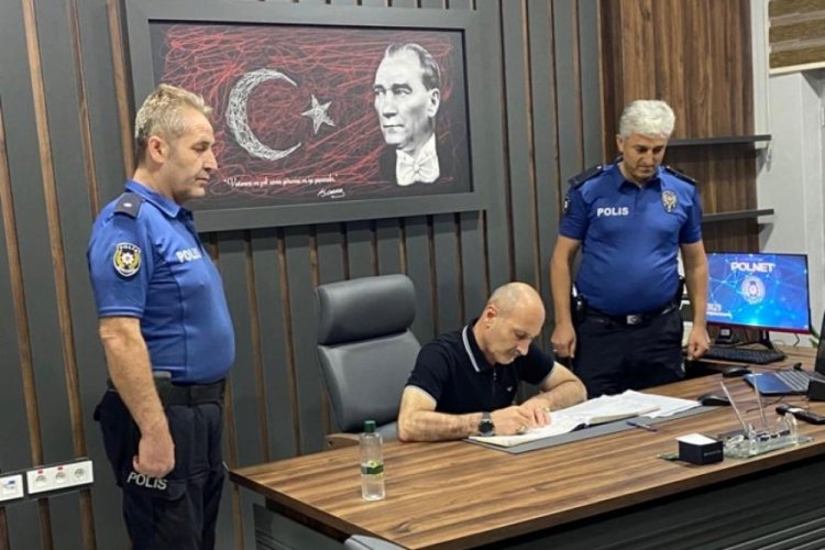 Bursa İl Emniyet M&uuml;d&uuml;r&uuml; Zaimoğlu Polis Merkez Amirliklerini denetledi