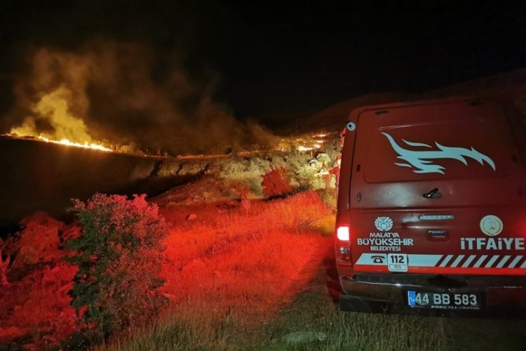 Malatya'daki orman yangını kontrol altına alındı
