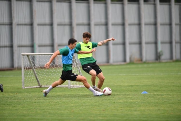 Bursaspor'da pas pres &ccedil;alışmaları