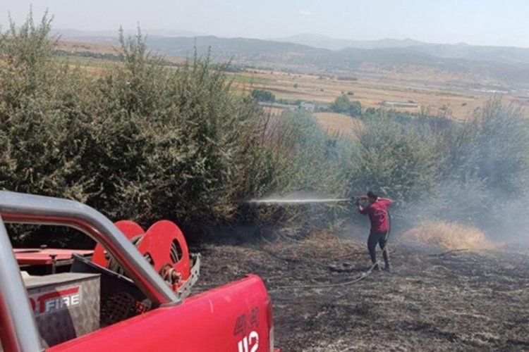 Bing&ouml;l'deki yangın yarım saatte kontrol altına alındı