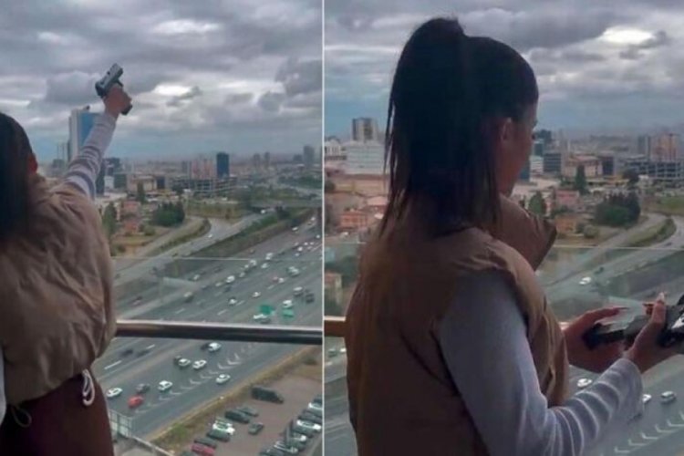 L&uuml;ks rezidansta tepki &ccedil;eken paylaşım! Umursamadan ateş etti