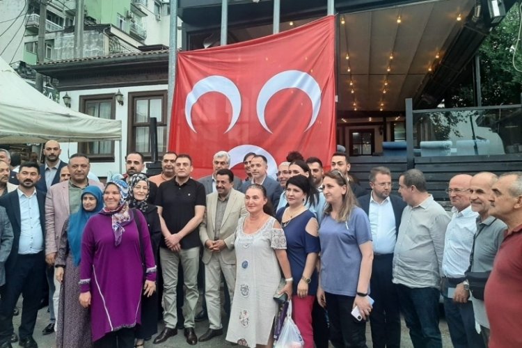 MHP Yıldırım İl&ccedil;e Başkanlığı Aşure ikramında bulundu
