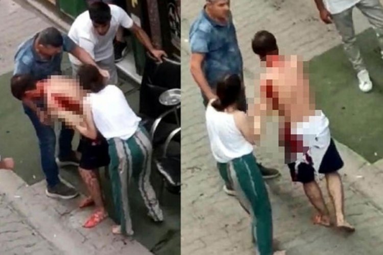 Tekirdağ'da apartman y&ouml;neticisi kavga ettiği anne ile oğlunu bı&ccedil;akla yaraladı
