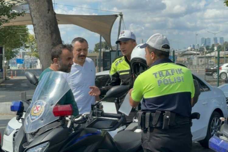 İstanbul'da denetime takılan taksici &uuml;st &uuml;ste iki ceza yedi