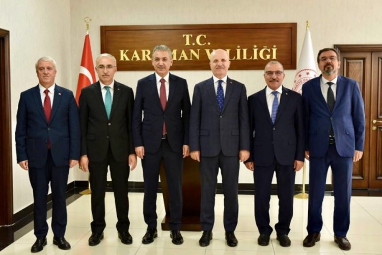 Y&uuml;ksek&ouml;ğretim Kurulu Başkanı &Ouml;zvar'dan Karamanoğlu Mehmetbey &Uuml;niversitesine ziyaret