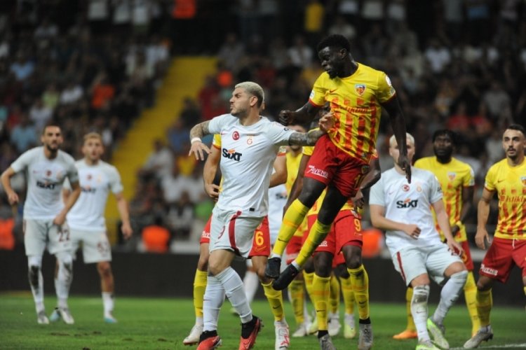 Galatasaray Kayserispor ile berabere kaldı